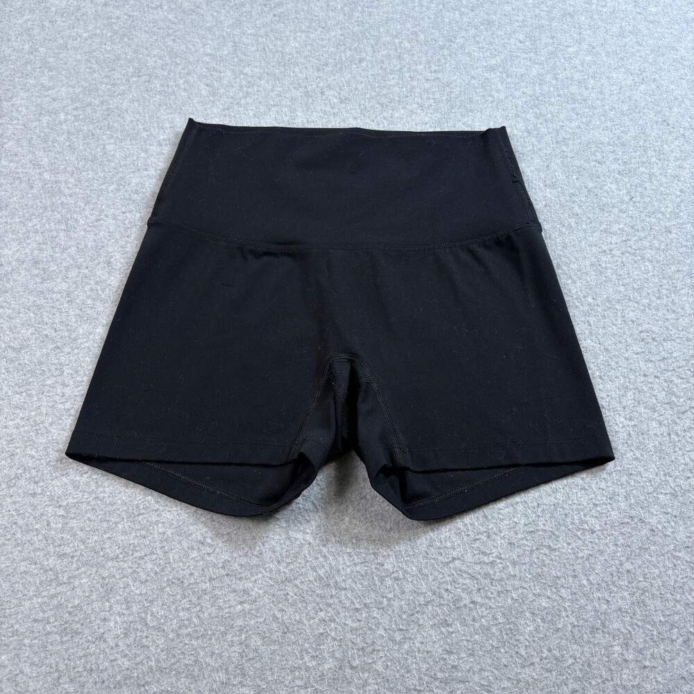 Muscle Republic Shorts Woman XS Black Logo Outdoors Sport Athleisure Gym Workout